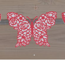 Schmetterlinge Schmetterling 3d print model - Mito3D