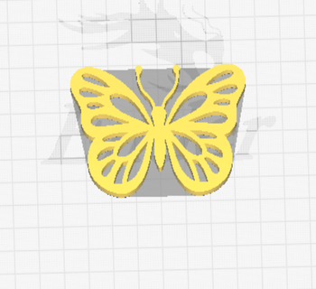 farfalle colibrì farfalla farfalla 3d print model - Mito3D