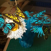 kelebek çeşitli 3d print model - Mito3D