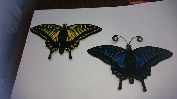 butterfly Art butterfly models art  3d print model - Mito3D