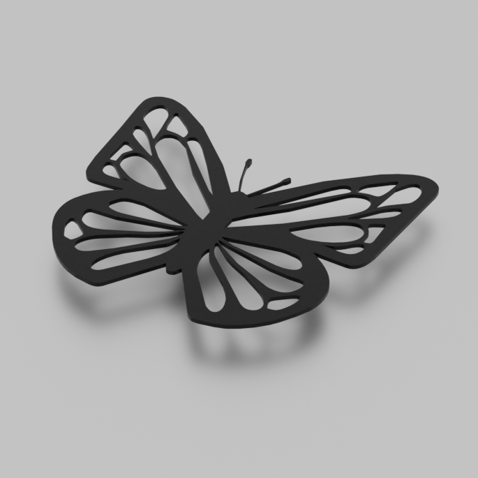 mariposa 3D print model - Mito3D