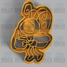 Schmetterling - butterfly ant-cookie-cutter home ant cookie cutter Keks mahjong 3d print model - Mito3D