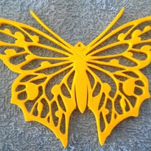 2d kelebek sanat süsleme kalp konut ev d cor poly düşük doğa hayvanlar basit sarkık dekor dekorasyon duvar heykel süs çiçek mahjong schmetterling vlinder sommerfugl papillon 3d print model - Mito3D