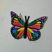 butterfly body + wings template print 3d print model - Mito3D