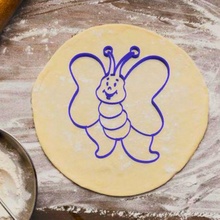 mariposa Galleta cortador cocina corte masas pastel cortadores panadería porcelana ceramine arcilla Pastelería marcador marcadores sellos moldes 3d print model - Mito3D