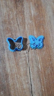 Schmetterling Cutter 3cm verschiedene Schneiden Marker Stempel 3d print model - Mito3D