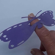 papillon fun jeu tpu filament les jouets jouet de marionnettes la broche ninjaflex nuit en épingle à cheveux accessoire flexible flexibe flappy doigt papillons 3d print model - Mito3D