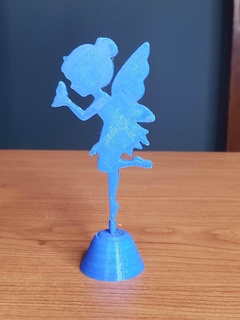 kelebek kız dekorasyon sıra ev oyuncak Sanat karakter Şirin 3d print model - Mito3D