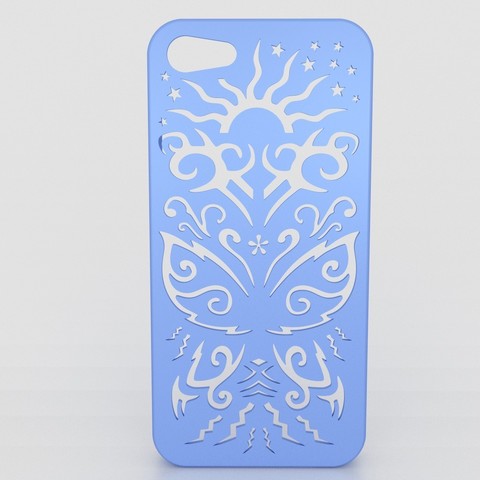 butterfly iphone case 5 5s art protect drop accident apple 3D print model - Mito3D