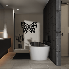 farfalla in low poly parete art casa la decorazione il design tendenza 3d print model - Mito3D