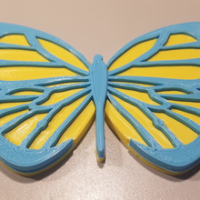 papillon aimant la maison cuisine à manger l'aimant un de réfrigérateur le 3d print model - Mito3D
