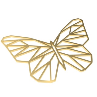 farfalla pendente gioielleria moda gioiello stampabile oro animale 3d print model - Mito3D