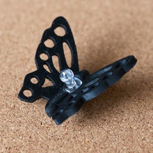 butterfly push-pin home Pin 3d print model - Mito3D