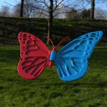 borboleta remixar esculturas 3d print model - Mito3D
