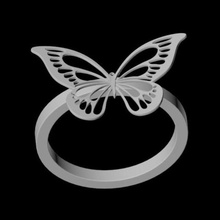 borboleta anel jóias anilha animais 3d print model - Mito3D