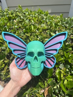 papillon crâne squelette 3dprint 3d print model - Mito3D