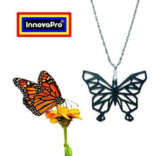 butterfly totem jewelry pendant necklace key ring keychain 3d print model - Mito3D