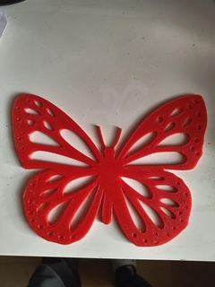 borboleta trivet 3d print model - Mito3D