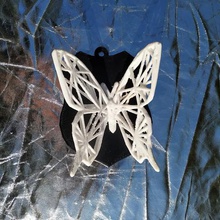 butterfly voronoi Kunst hunter 3d print model - Mito3D