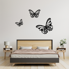 butterfly wall art 2d 02 3d print model - Mito3D