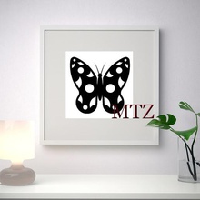 butterfly wall sculpture 2d home 3d print model - Mito3D