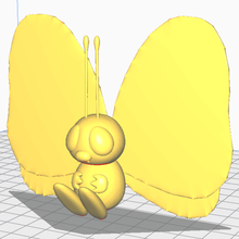 butterfree art pokemon 3d print model - Mito3D