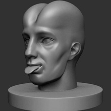 butthead art people meme idiot funny character ahole 3d print model - Mito3D