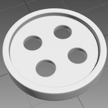button various clamshell 3dmodel 3dp 3dprint home 3d print model - Mito3D