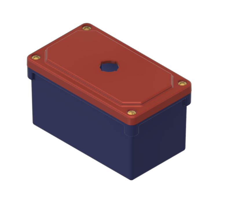 bouton boîte commutateur électrique électronique sécurité urgence Puissance 3D print model - Mito3D