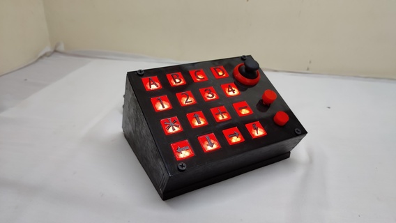 button box Gadget gaming button box gamepad  3d print model - Mito3D