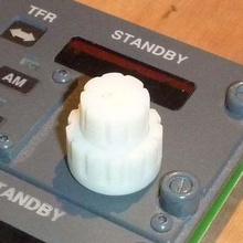 botão Duplo codificador rádio 3d print model - Mito3D