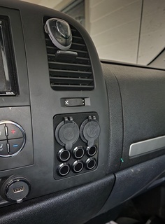 button panel silverado sierra truck part dash switches vehicle car custom accessory lights 3d print model - Mito3D