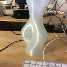 buttugly vaso a casa decoração modo espiral buttuggly 3d print model - Mito3D