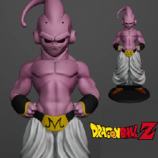 buu dragonballz figura figurina carattere giocattolo shonen sfera drago tagliare dbz deco manga sangoku Goku 3d print model - Mito3D