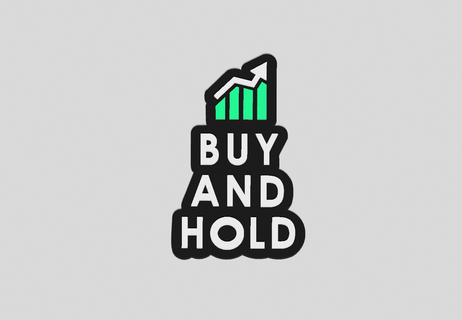 buy hold sign Home stocks logo crypto black and white 3d print model - Mito3D