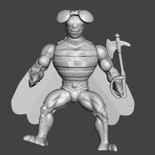 buzz off motu ancien action figure Achevée art sangsue Maître univers maîtrise sekeletor meckanen heman rampe he man motuc jouet rétro stl hordak 3D print model - Mito3D