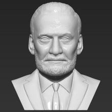 buzz aldrin bust 3d printing ready stl obj formats art hawking legend famous celebrity physics armstrong space moon apollo 11 nasa astronaut 3d print model - Mito3D