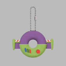 buzz lightyear donut christmas ornament 3d print model - Mito3D