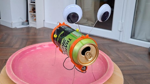 buzzing drink - bristle bot 3d printing 3d print model - Mito3D