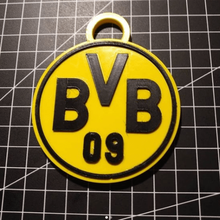 pej ornamento ventilador deko fútbol Fútbol Dortmund Alemania Deutchland dfb pelota amarillo redondo divertido regalo presente 09 bvb09 3d print model - Mito3D