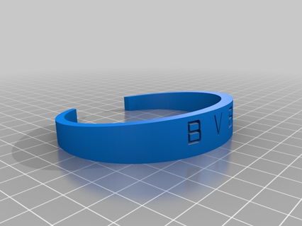 bvb customized bracelets 3d print model - Mito3D