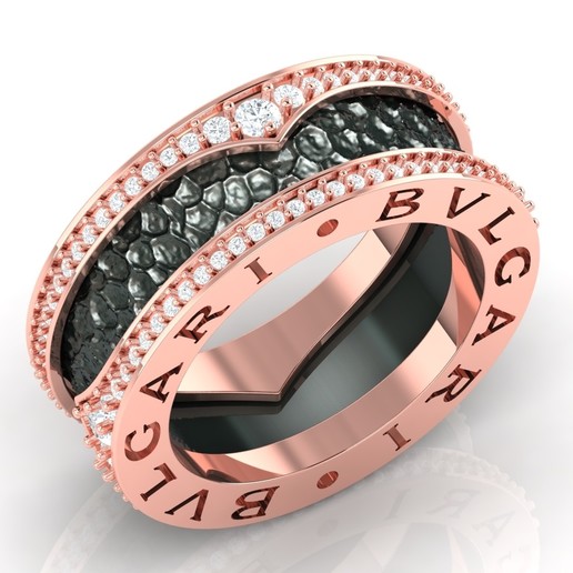bvlgari gents ring 106 jewellery gents-ring wedding-ring engagement-ring diamond-ring 3dprint printable stl cheap jewelry 3dring rings gold-ring creatorworld bvlgari-ring bulgari bestprice bulgari-ring bulgari-collection 3D print model - Mito3D