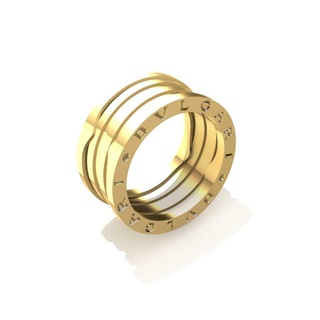 bvlgari ring jewelry rings stones diamonds gems luxury fashion design 3d impression3d 3d print model - Mito3D