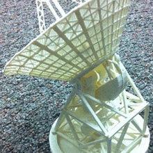 bwg deep space-station-Antenne Spiel 3d-Modell dsn 3d print model - Mito3D