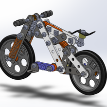 bycicle 3d print model - Mito3D