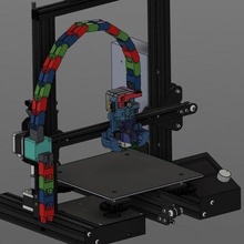 bycolor cable tool chain management 3d printer accessories 3d print model - Mito3D