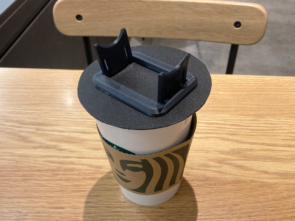 byo cup lid coffee household 3D print model - Mito3D