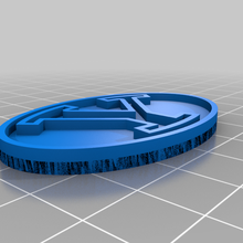 byu logo keychain brigham young byu college cougars keychains 3d print model - Mito3D