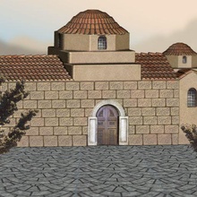 byzantine churche building architecture buldings architect collection resin fdm 3d print model - Mito3D