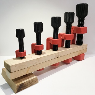 c clamp vise abrazadera tornillo herramienta madera 3d print model - Mito3D